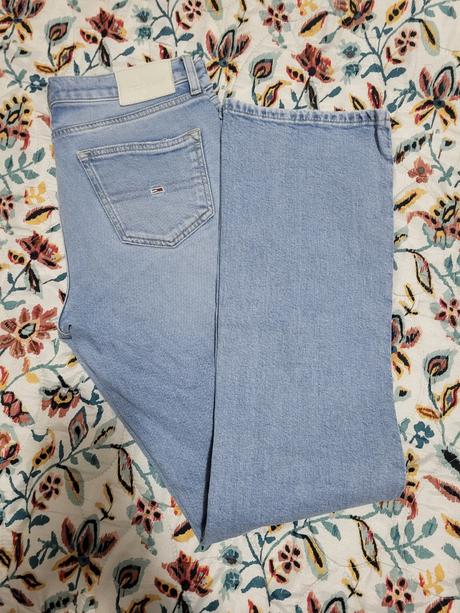 Bledomodré bootcut jeansy, tommy hilfiger,26