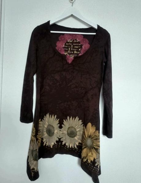 Top s 3/4 rukávom, desigual,m