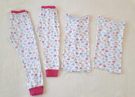 Motýlikové pyžamo veľ. 110, 104–116