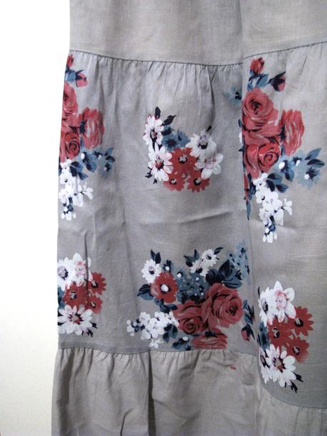 Dlhá sivá letná sukňa, 