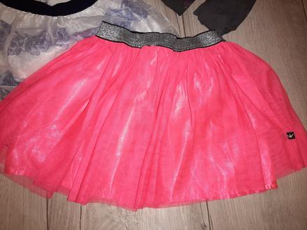 Neónová suknička vrs, 122