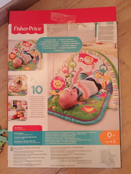 Hracia deka fisherprice, hrazdička, 
