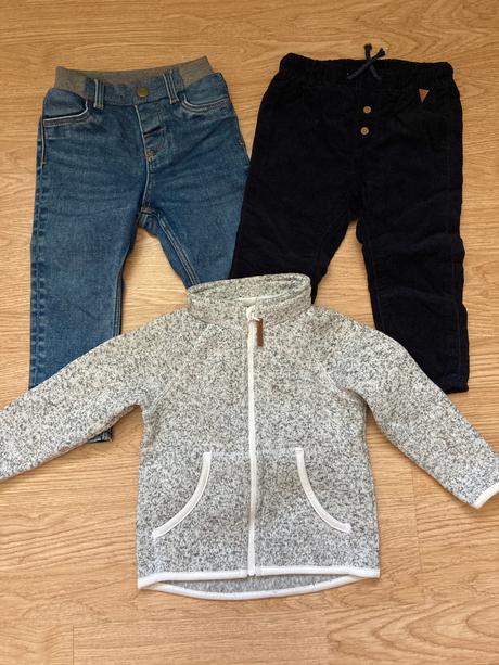 Nohavice+mikina h&m, h&m,86