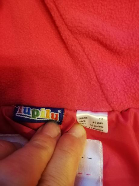 Dievčenská zimná bunda, vel. 110 (4-5 r.), lupilu,110