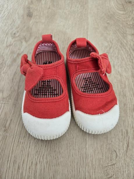 Tenisky - balerinky bavlnené, h&m,20