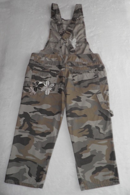 Suprové maskáčové trištvrťáky na traky, fishbone,m