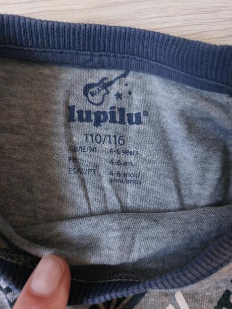 Pyžamo 2x 110/116, lupilu,110