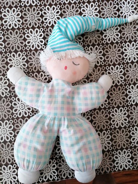 Látková bábika 49cm (dĺžka je od hlavy ), 