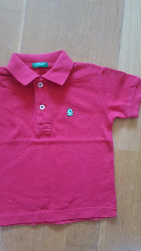 Červene tričko benetton, benetton,74