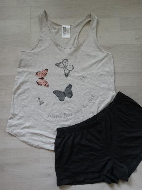 Nenosené letné pyžamo, h&m,164