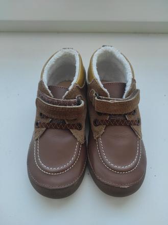 Kožené topánky na prechod, vertbaudet,24