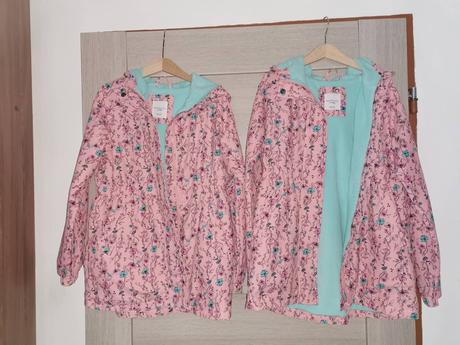 2x šušťákové bundy, 134