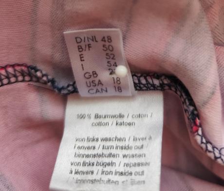 Dámske tričko rabe, 48