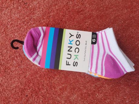 Funky socks dásmke ponožky 6 párov veľkosť 36-41, 36 - 42