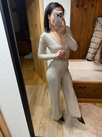 Trblietavý overal, s