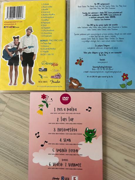 Dvd paci pac (3ks), 
