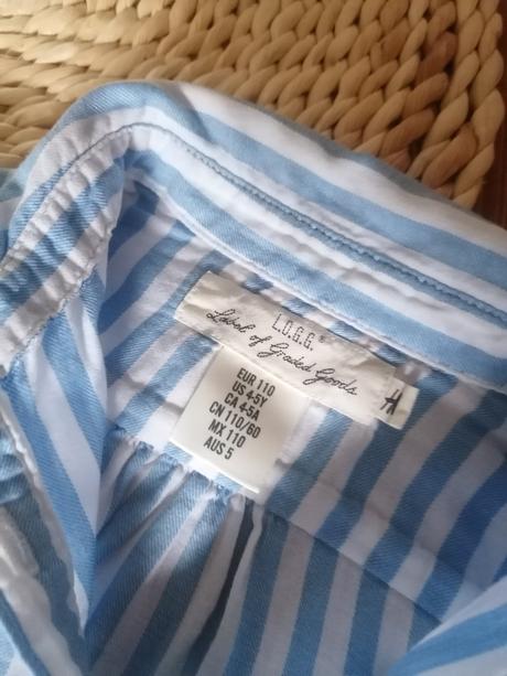 Košelové šaty h&m 110, h&m,110