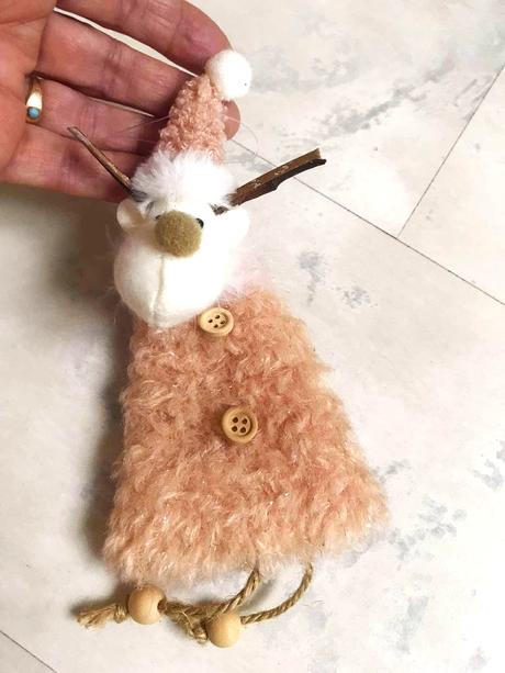 Vianočný naturálny sobík,