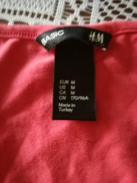 Predĺžené tričko,šaty, h&m,m