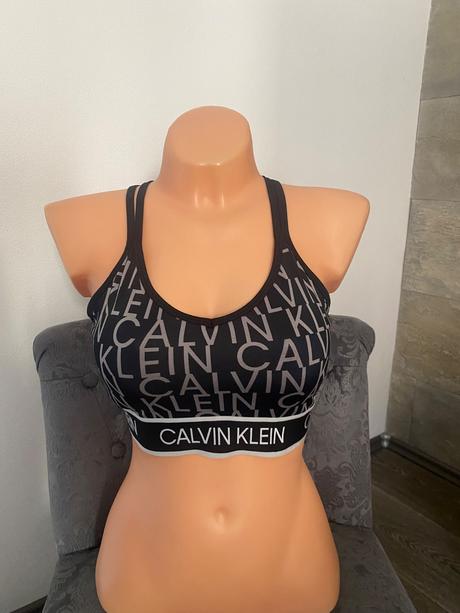 Calvin klein športová podprsenka s/m, calvin klein,m