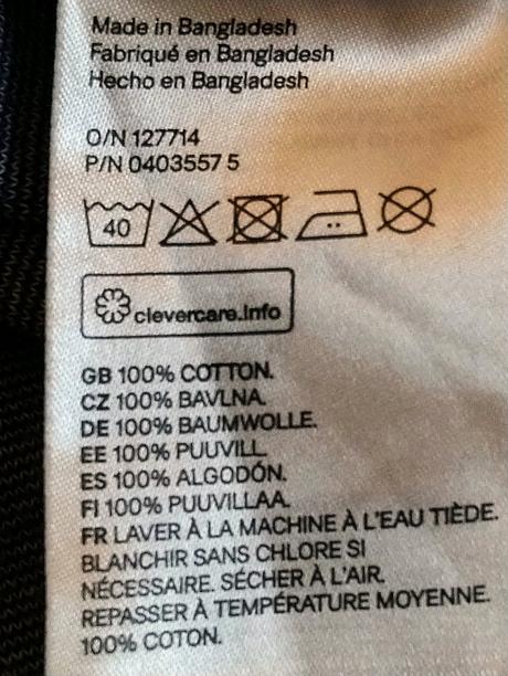 Pásikavé modro biele tričko, h&m, 158-164 cm, h&m,164