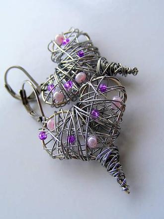 Nové hand-made náušničky, 