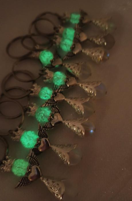 Handmade kľúčenky-anjelikovia na kľúčenku, 