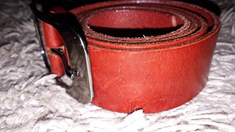 Kožený opasok m/l    80 - 95 cm, 