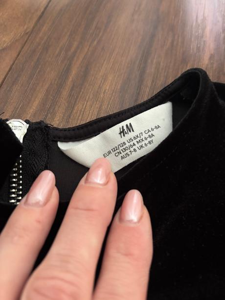 Šaty h&m 122/128, h&m,122