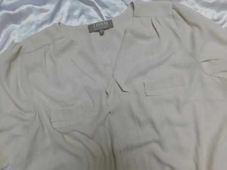 Luxusna bluzka s roll-up rukavom, 48