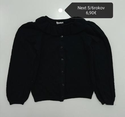 Čierny sveter na gombíky next, next,116