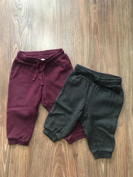 Teplaky hm 2ks, h&m,68