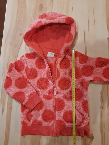 Teplá mikina s bodkami, next,98