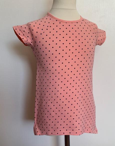 Tu ružové tričko s čiernymi bodkami, tu,128