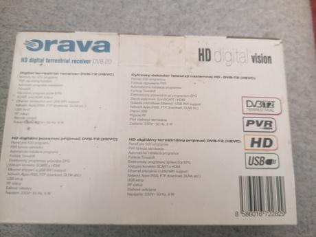 Dvd prehrávač, orava