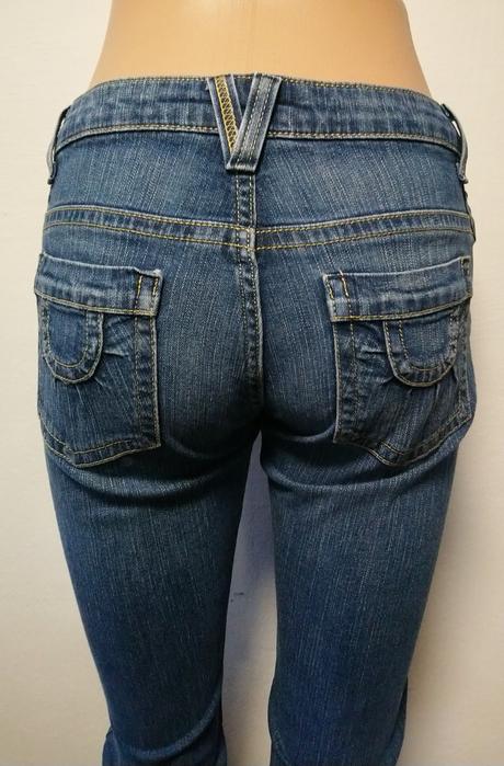 Dámske riflové elastické trištvrťáky, yessica, yessica,s