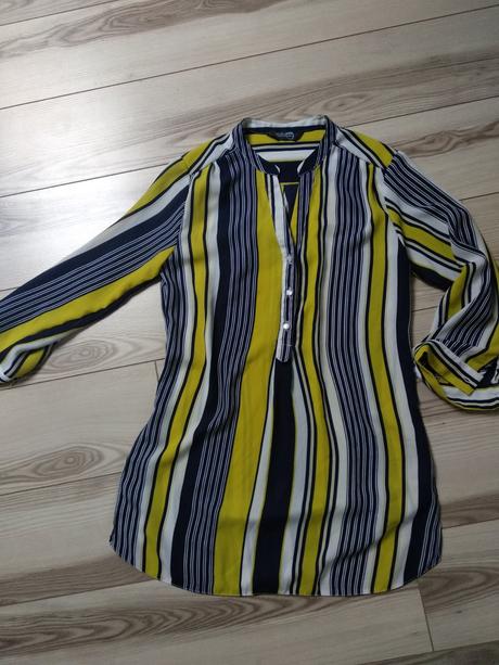 Bluzka modro zlta, s