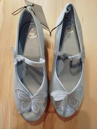 Balerínky s motýlikom vd 22cm, h&m,34