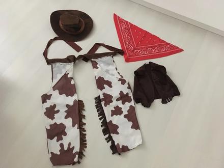 Maska kovboj karneval kostym, 