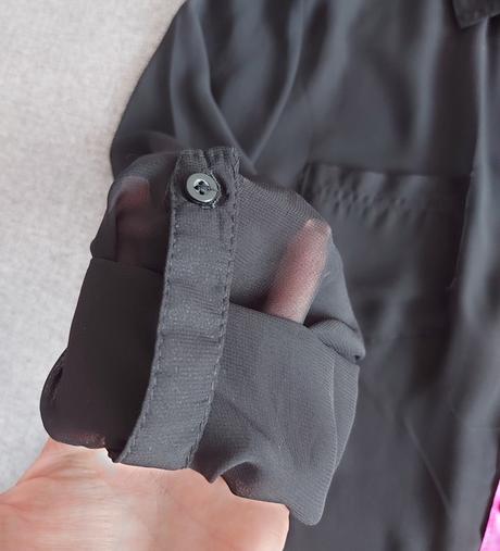 Košeľa s ružovým lemom, tally weijl,40