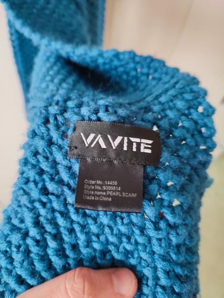 Vlnený šál vavite, 