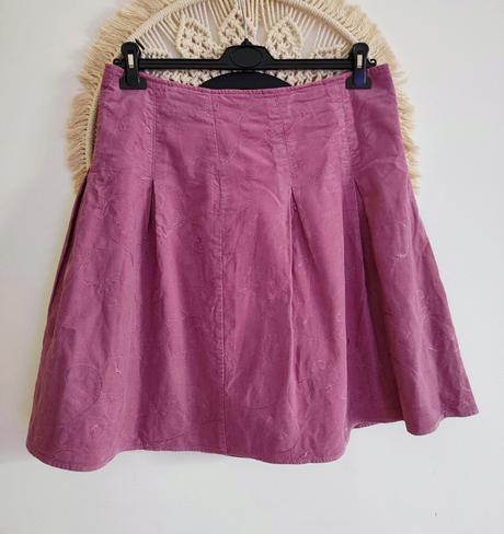 Menčestrová midi sukňa so vzorom h&m, h&m,xxl