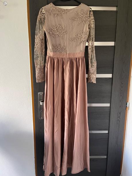 Hnedé spoločenské šaty, m