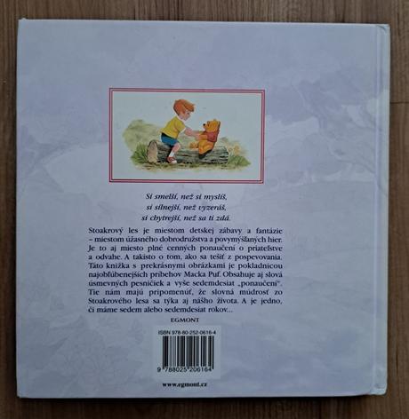 Kniha disney "macko puf", 