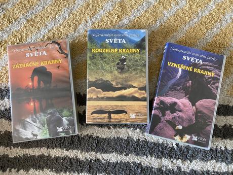 3 x vhs nejkrásnější národní parky světa, 