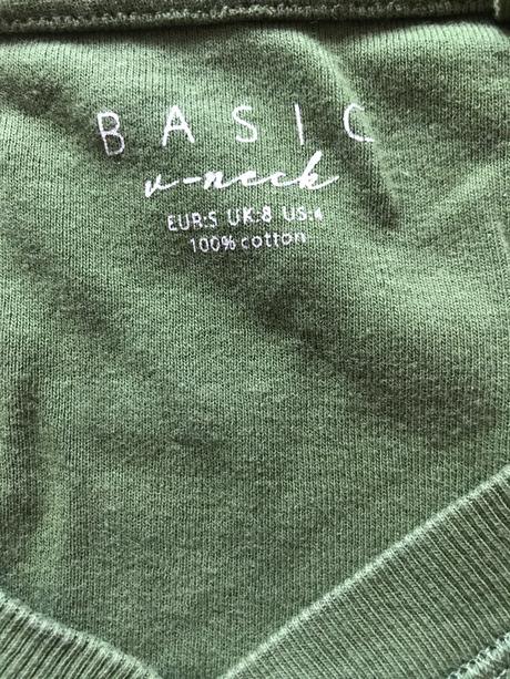 Zelené tričko - khaki, s