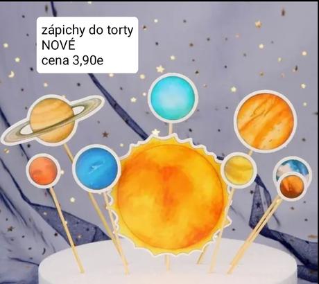 Párty dekorácie -vesmír, 