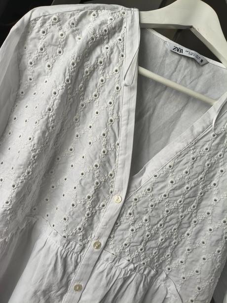 Zara bavlnené letné košeľové šaty s-m, zara
