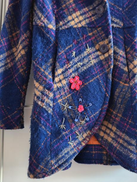 Desigual originál moderny, trendy, štýlový kabat m, desigual,m