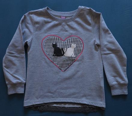 Predám dievčenskú mikinu zn. dopodopo, dopodopo,122